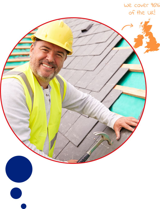 We cover 96% of the UK!